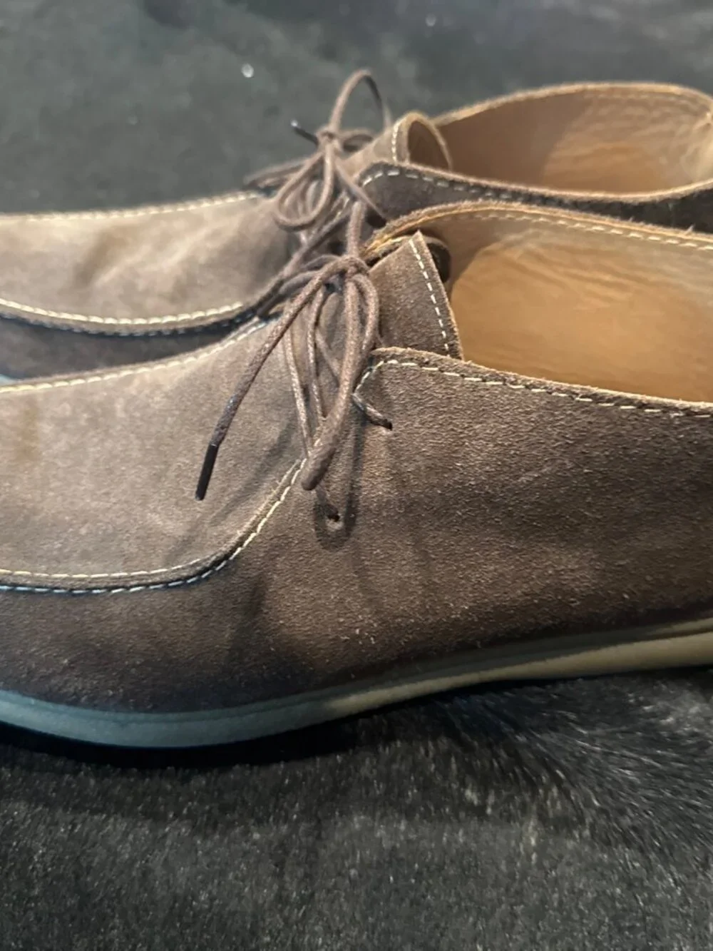 Johnnie-O Malibu Chukka Taupe Men's Shoes JMFW1300. Choose Size 12